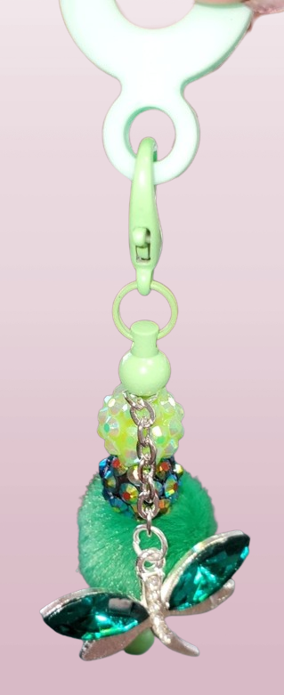Green straw bling